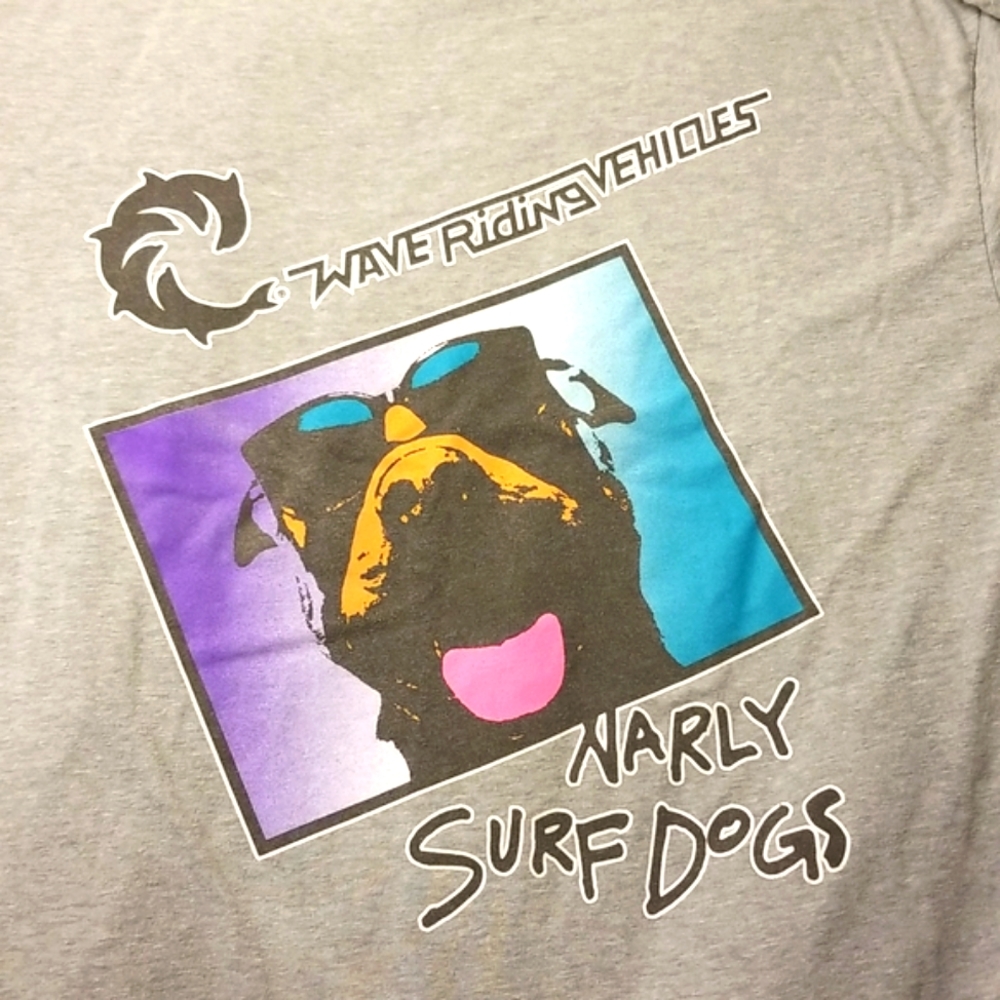 WRV Wave Riding Vehicles Narly Surf Dogs shirt